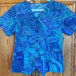 Landau Scrub Top.